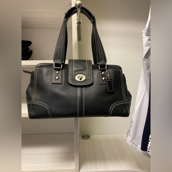 Coach Handbags - Coach Leather Satchel